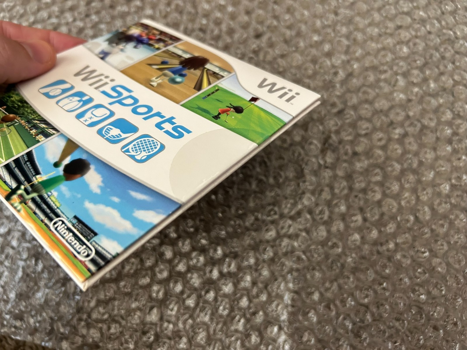 NEW Nintendo Wii Sports 5 in 1 game cardboard sleeve sealed golf+tennis+bowling+