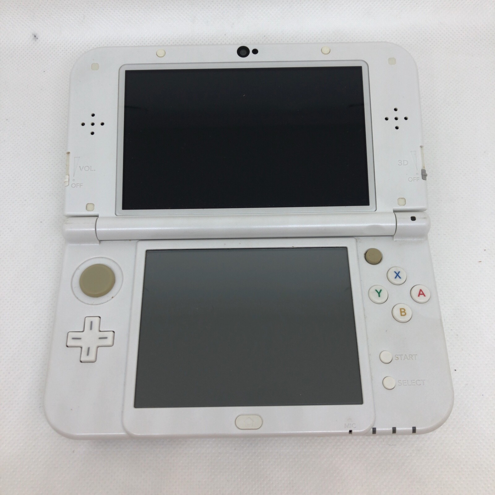 DUAL IPS New Nintendo 3DS XL LL Pearl White Console Japan Used Box #J233