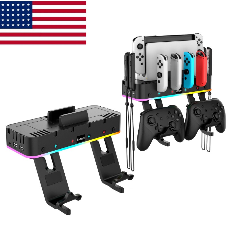 Charging Dock For NS Switch / Switch OLED Game Console Charger Wall Mount Holder
