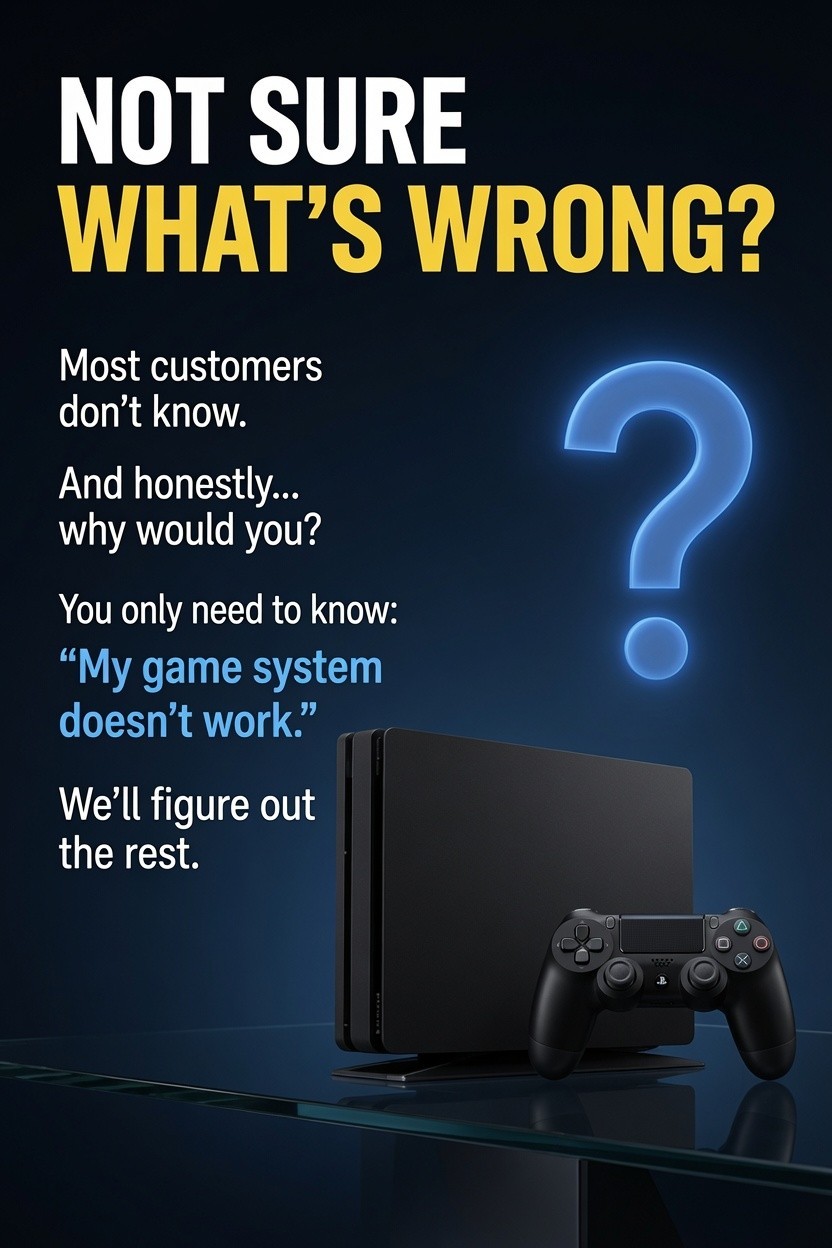 Modern Game Console Mail-In Repair Service / Xbox • PlayStation • Nintendo