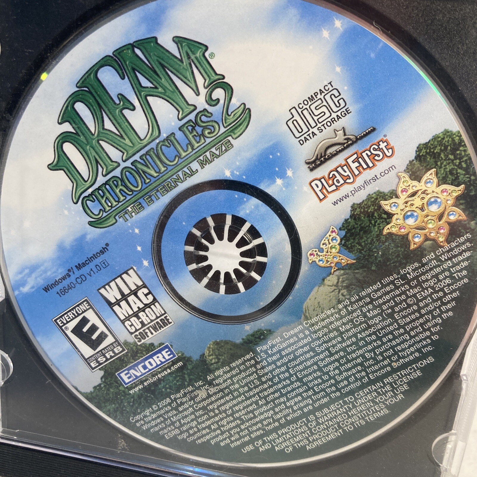 DREAM CHRONICLES 2 The Eternal Maze Adventure PC MAC Game Disc Only