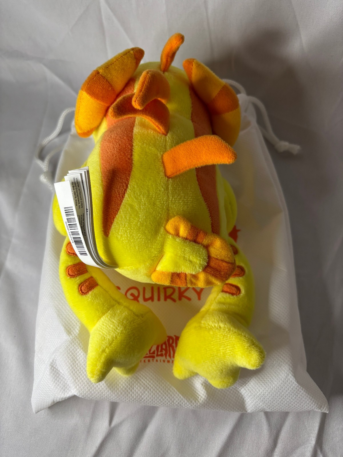World of Warcraft – Squirky Murloc – Yellow Plush – With Bag & Tag