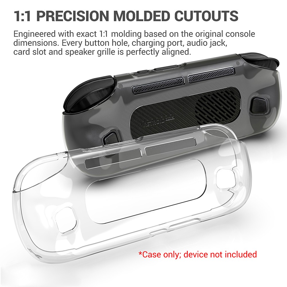 For Retroid Pocket 6 Game Console Protective Cover TPU Cooling Transparent Case