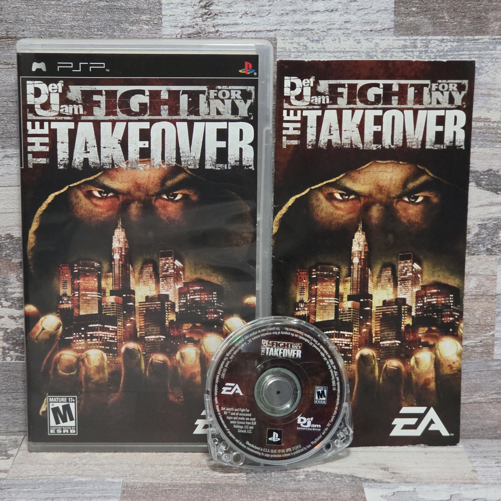 Def Jam Fight for NY the Takeover (Sony PSP) CIB w/Manual, Tested