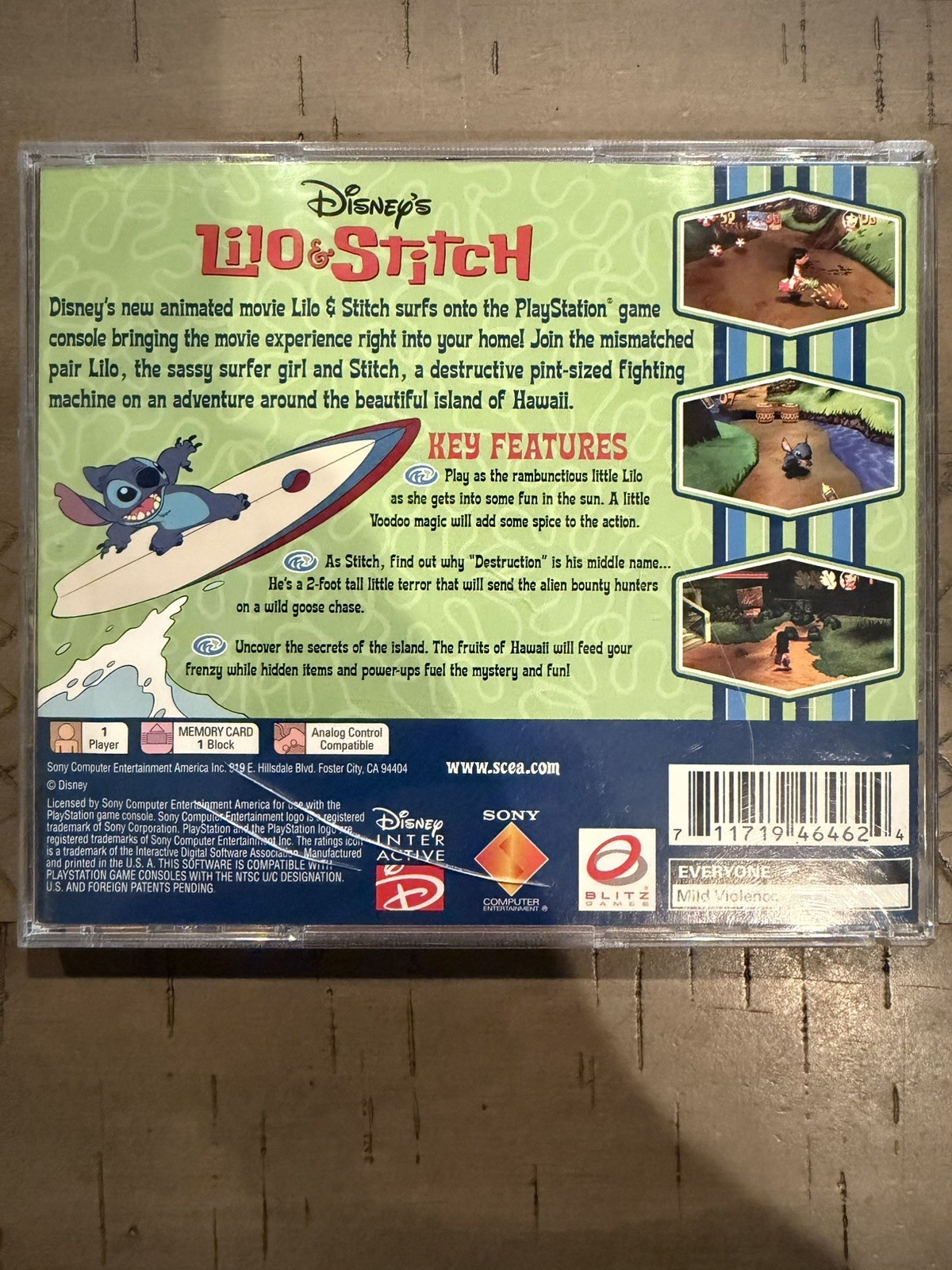 Disney’s Lilo & Stitch; CIB (Sony PlayStation 1, 2002)