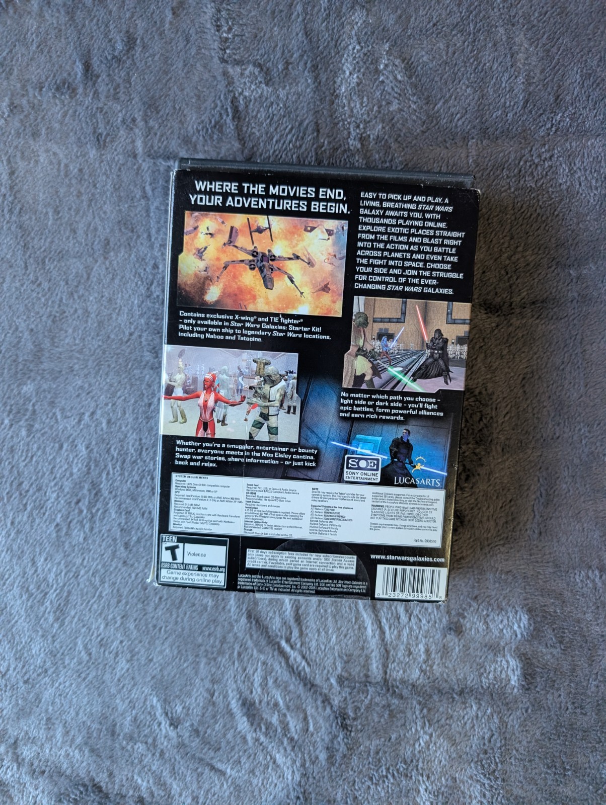 Star Wars Galaxies: Starter Kit – PC Great condition verified working