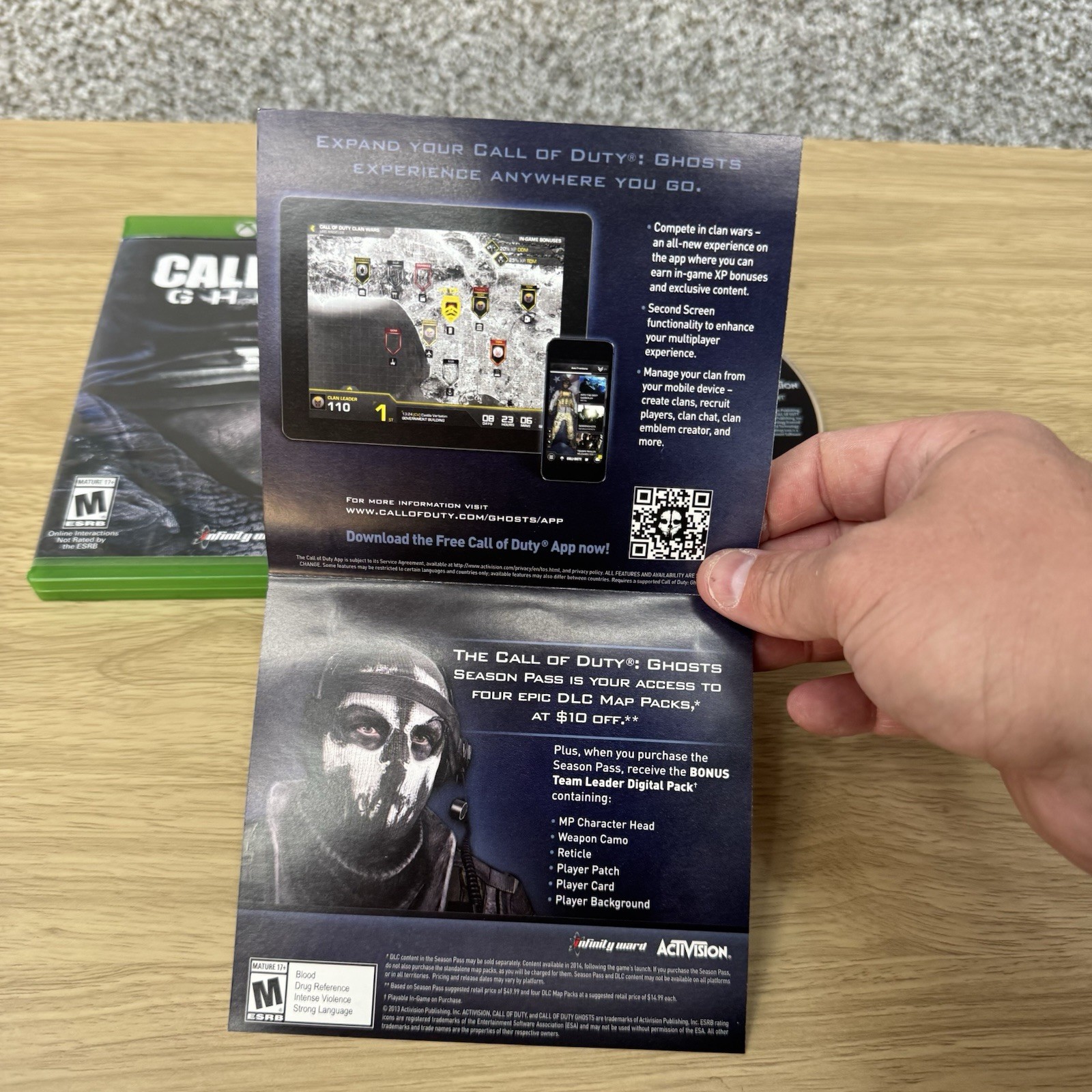 Call of Duty Ghosts – Microsoft Xbox One Complete Tested Working