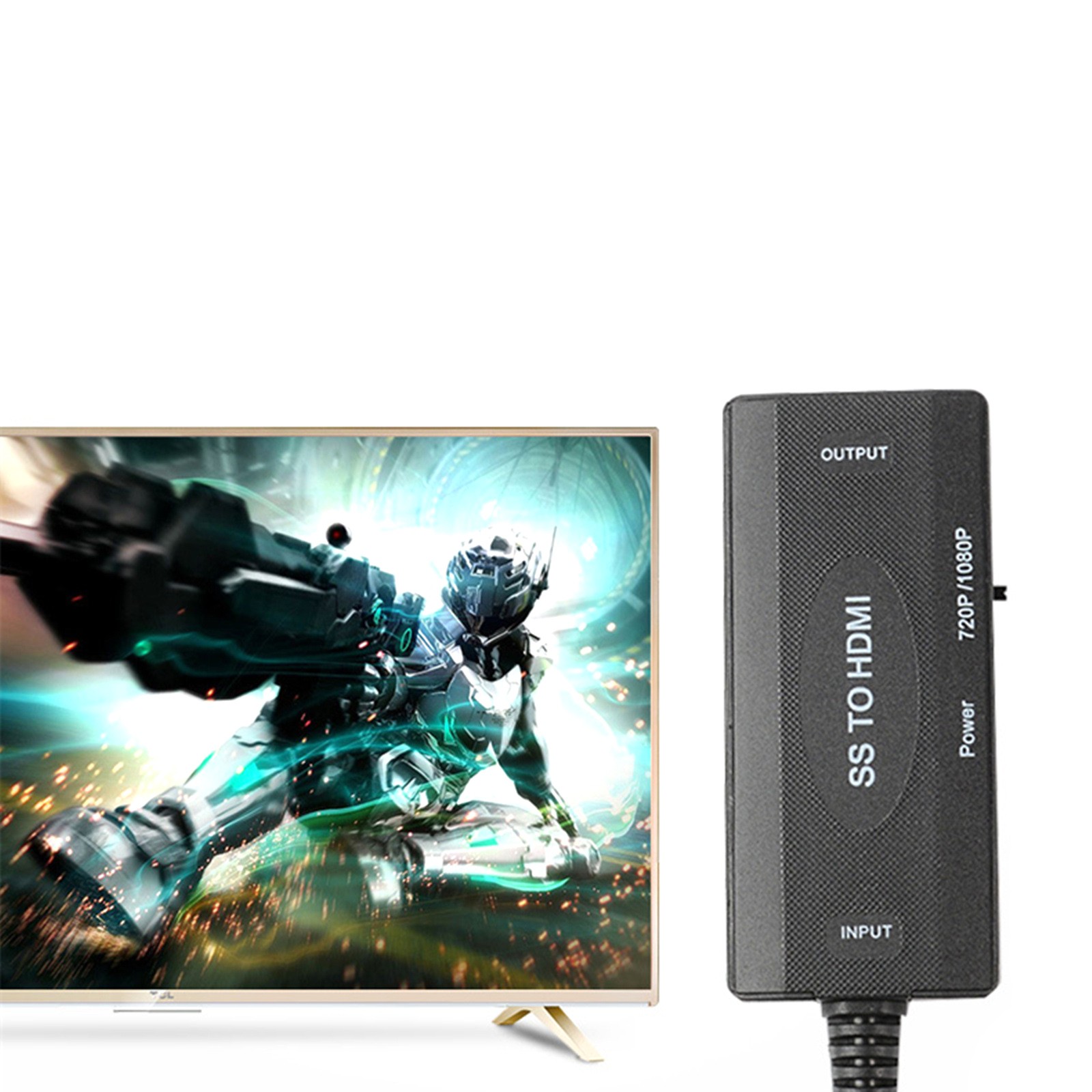 HDMI Converter For Sega Saturn Game All Display Modes SS To HD Plug and Play