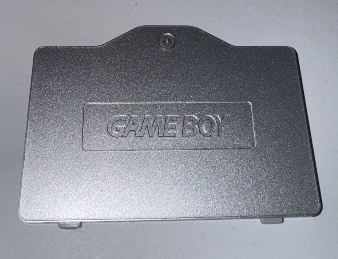 OEM Nintendo Game Boy Advance SP Platinum Silver Console Battery Door Cover