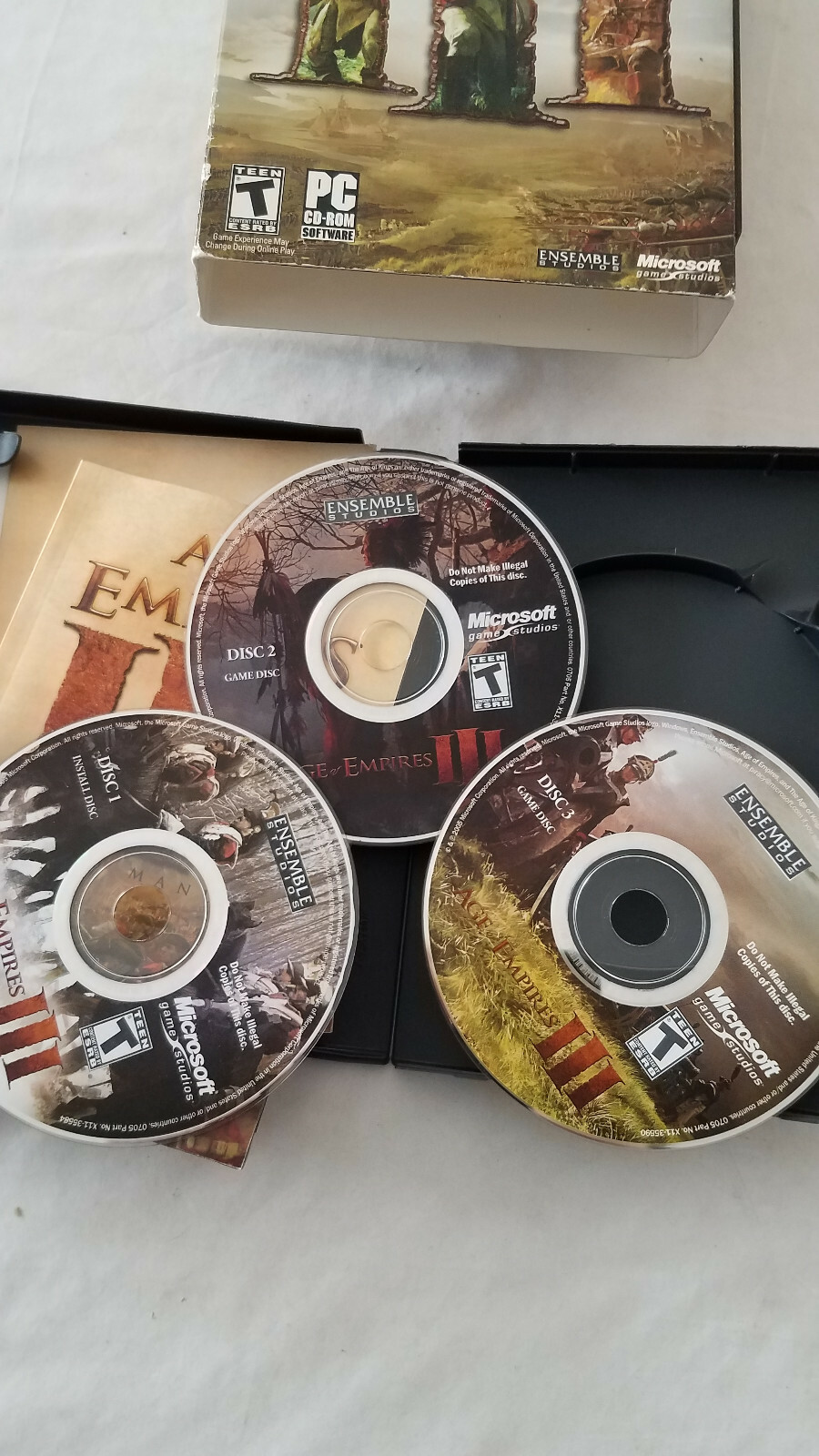 Age of Empires III – Complete Collection, The War Chiefs, etc PC CD product keys