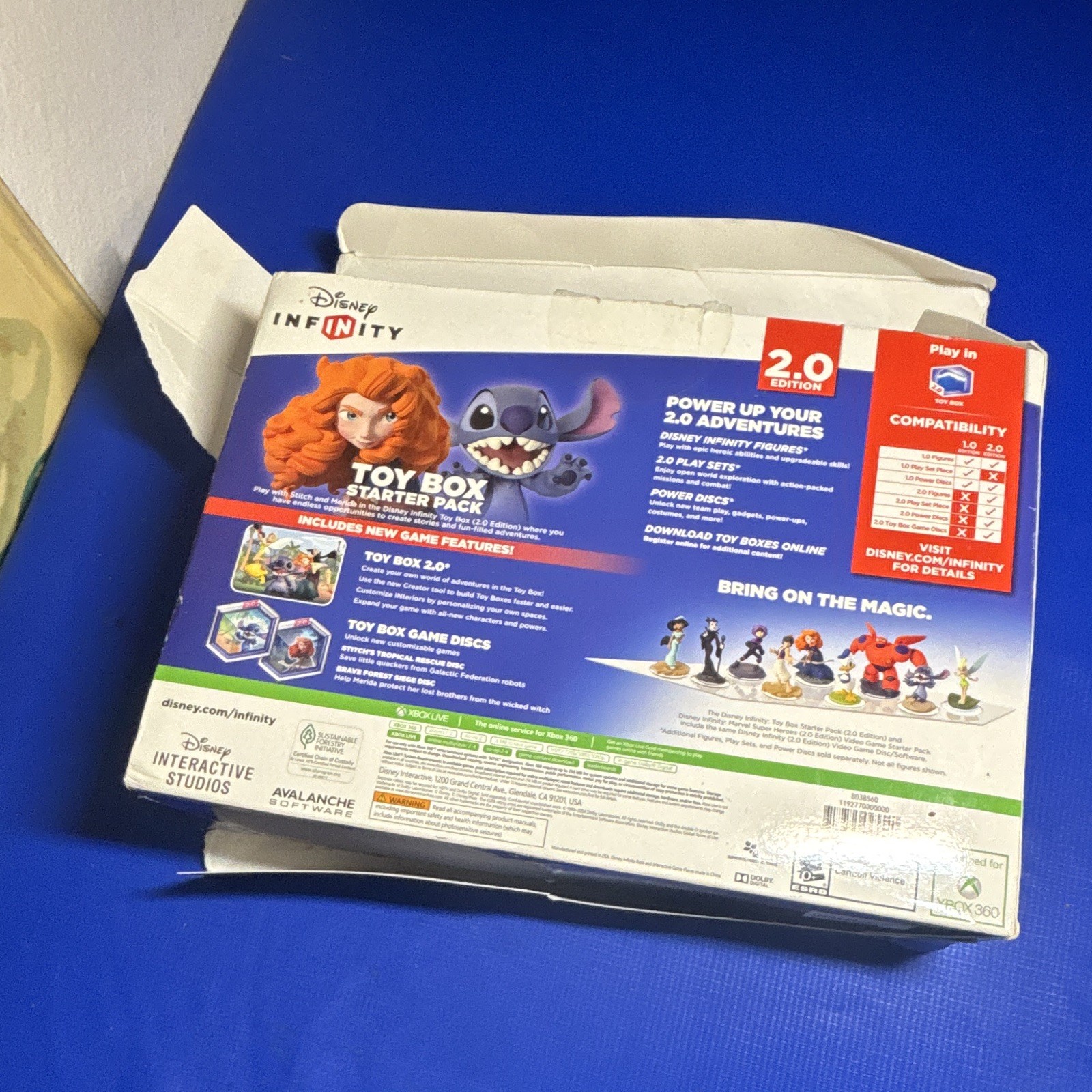 Disney Infinity 2.0 Edition Toy Box Starter Pack Xbox 360 Merida Stitch