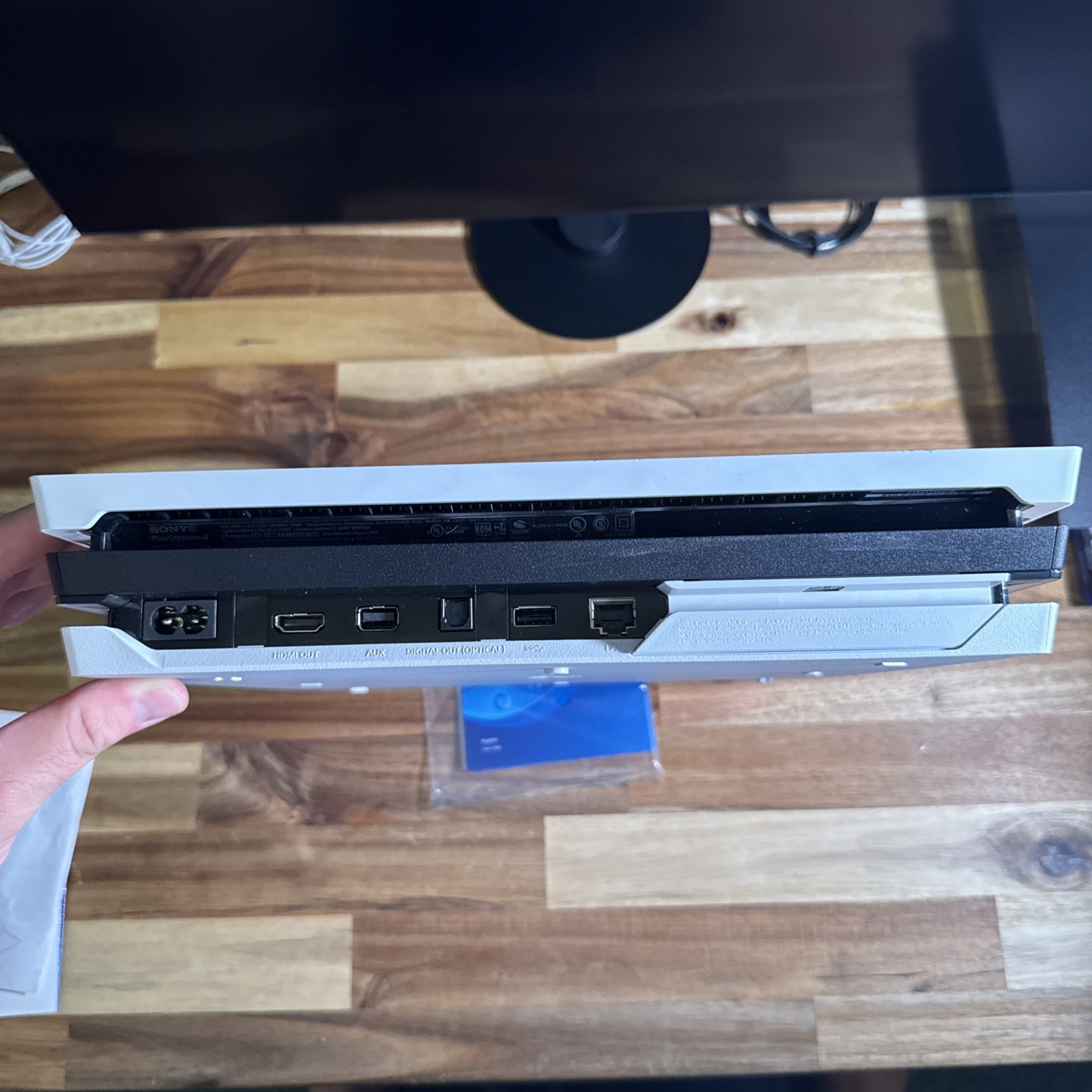 Sony PlayStation 4 Pro Death Stranding White Black Blu-Ray Compatible