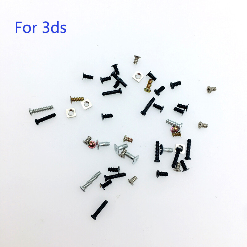 For Nintendo 3DS/3DS XL LL Back Shell & Motherboard Screws Full Sets Part