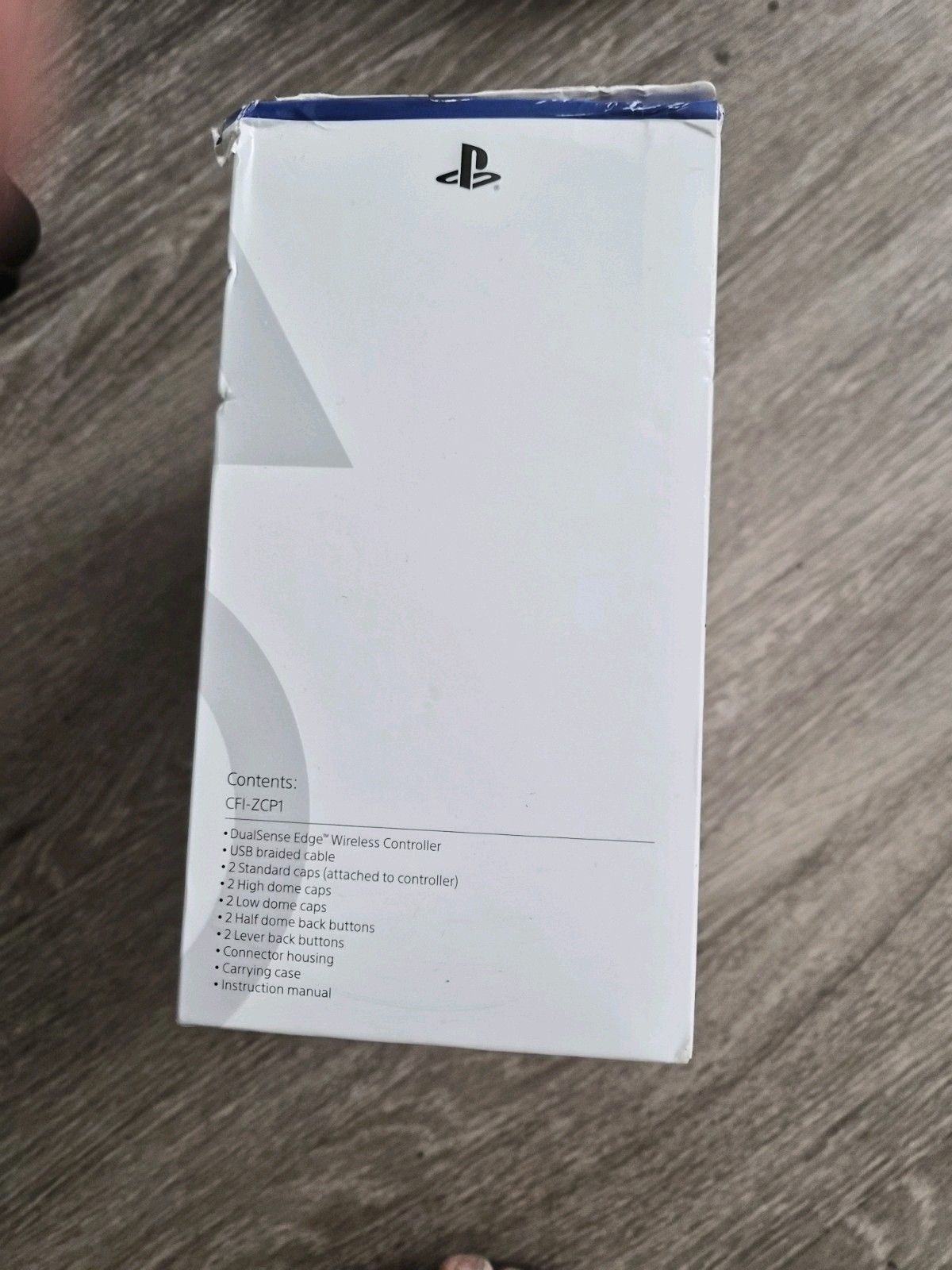 Sony DualSense Edge Wireless PS5 Controller Back Buttons White/Black CFI-ZCP1