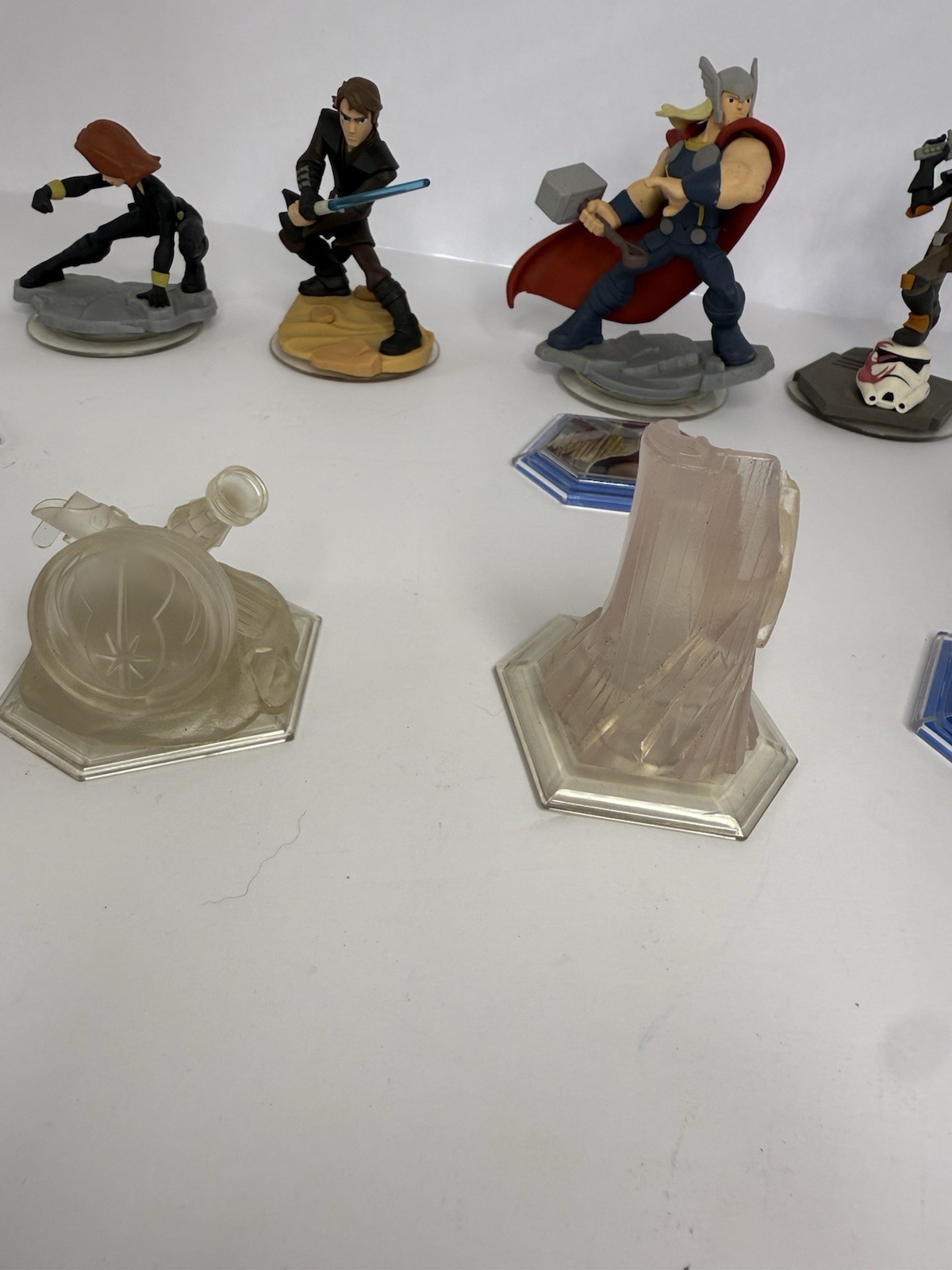 Disney Infinity Lot Figures & Power Discs w/ USB Portal Stitch Merida