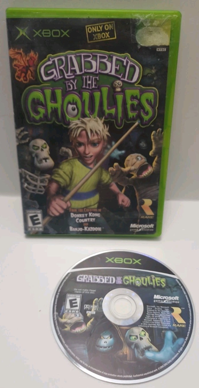 XBOX Grabbed by the Ghoulies (Microsoft Xbox, 2003) Original Game Rare
