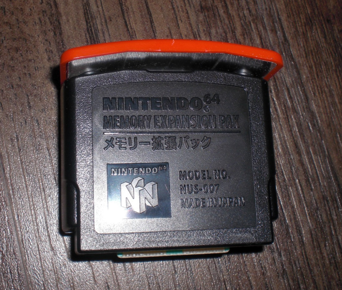 Nintendo 64 Expansion Pak Pack OEM Official N64 Memory Pack NUS-007 AUTHENTIC