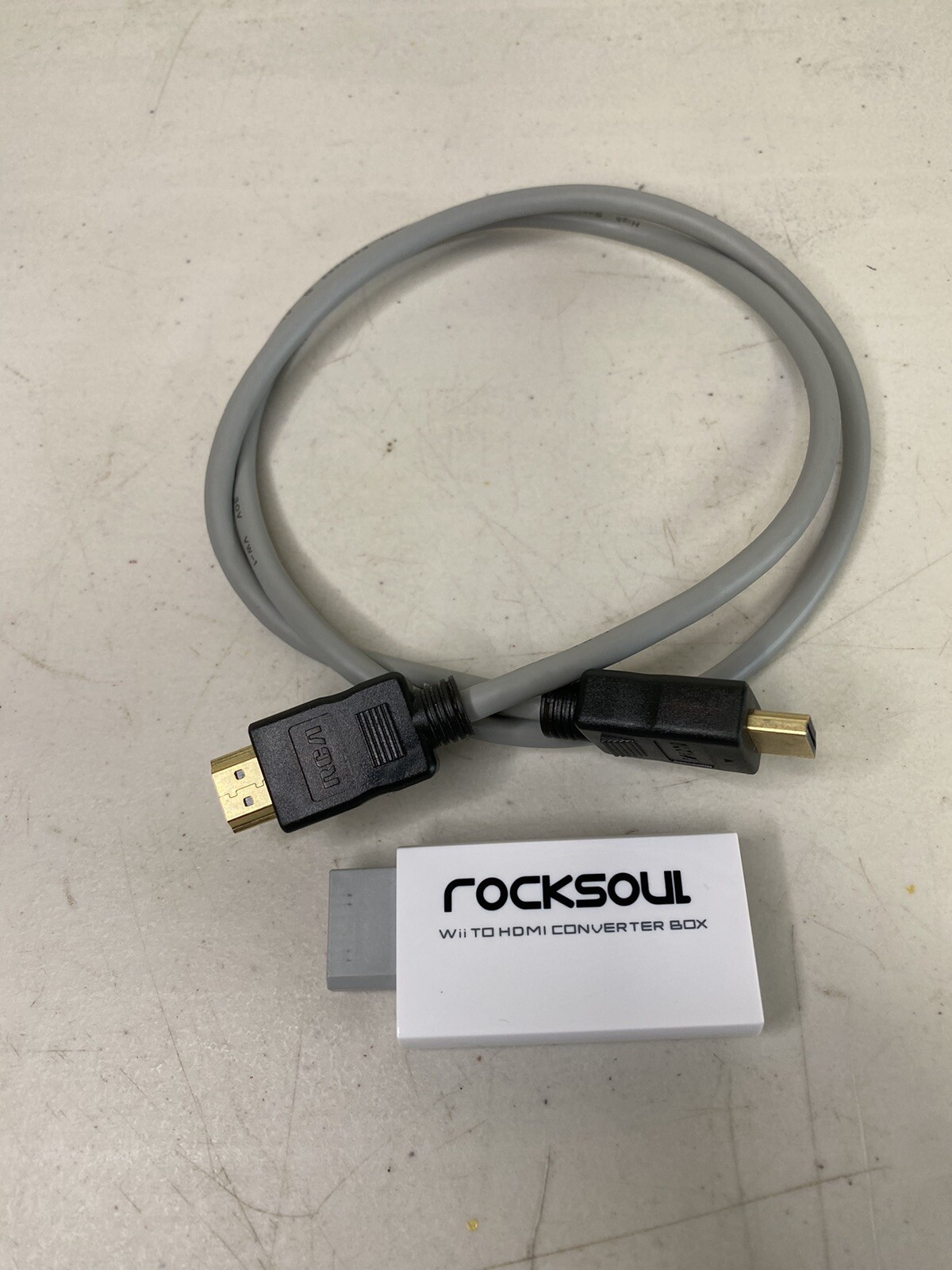 Rocksoul Wii To Hdmi Converter -Video Game Accessories RCA HDMI cable