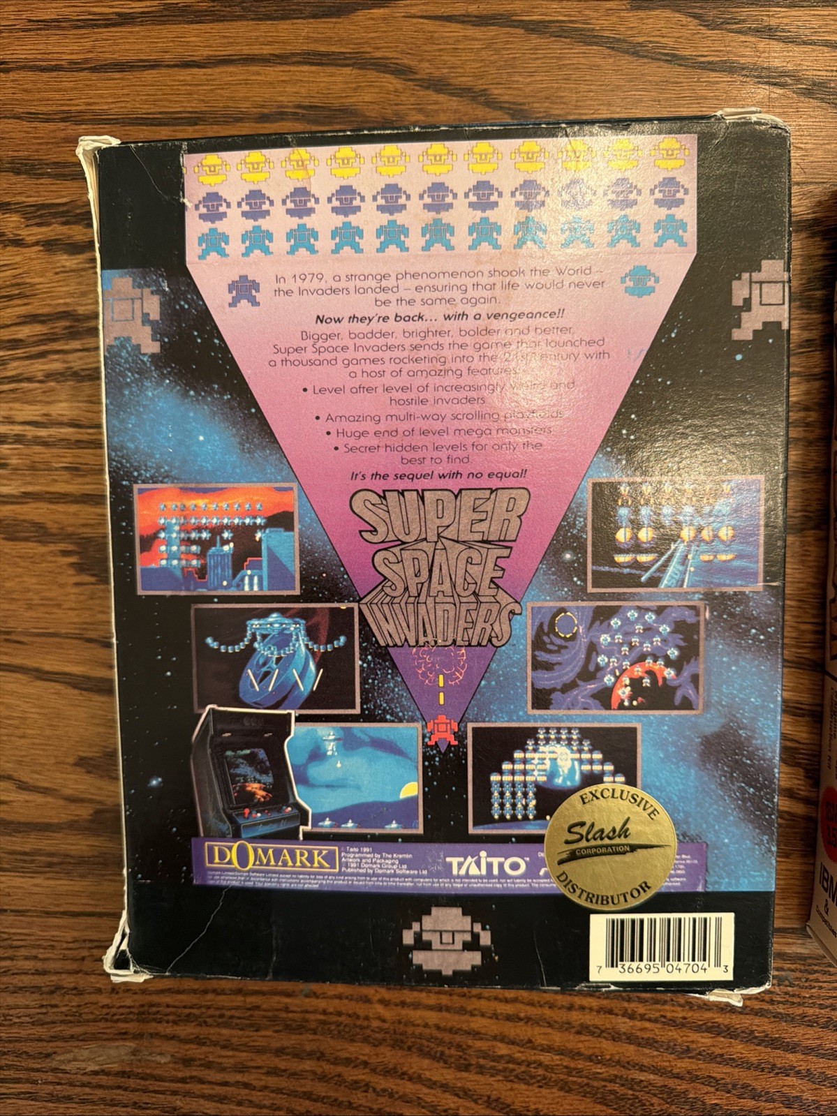 Bulk Lot Vintage IBM Pc Computer Big Box Games Super Space Invaders ROADWAR CIB
