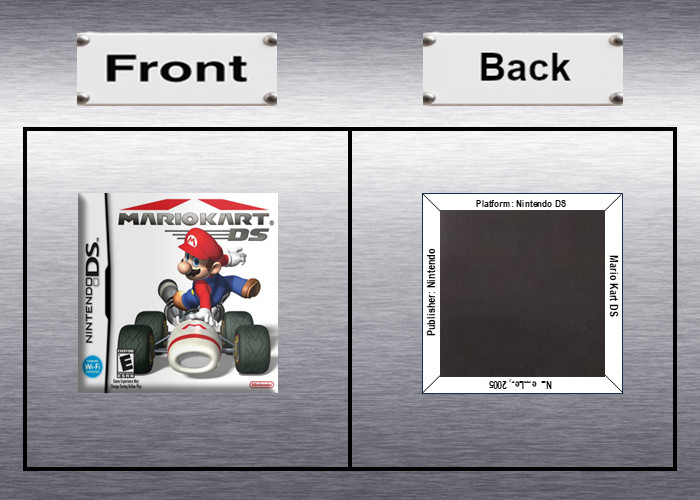 Mario Kart DS Video Game Box Art *DS* High Quality Magnet