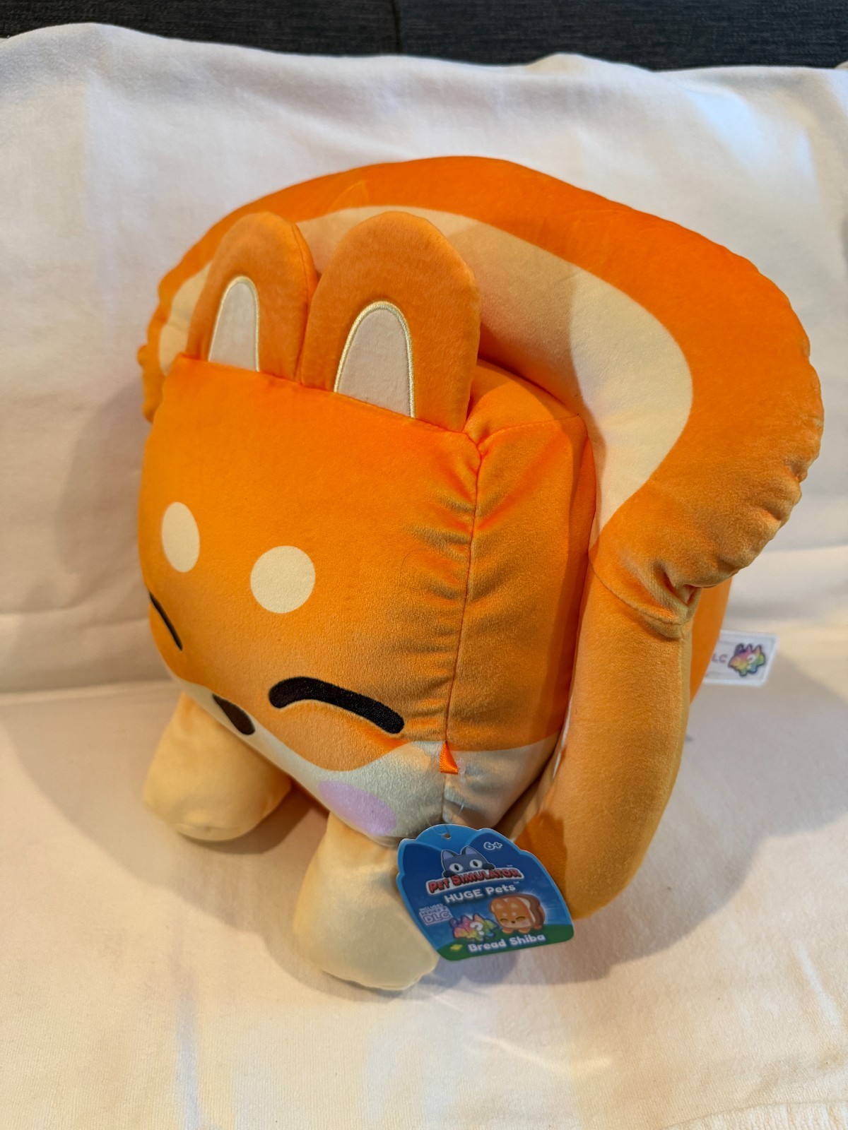 PhatMojo Pet Simulator Huge Pets Bread Shiba Plush Doll w/ DLC Code