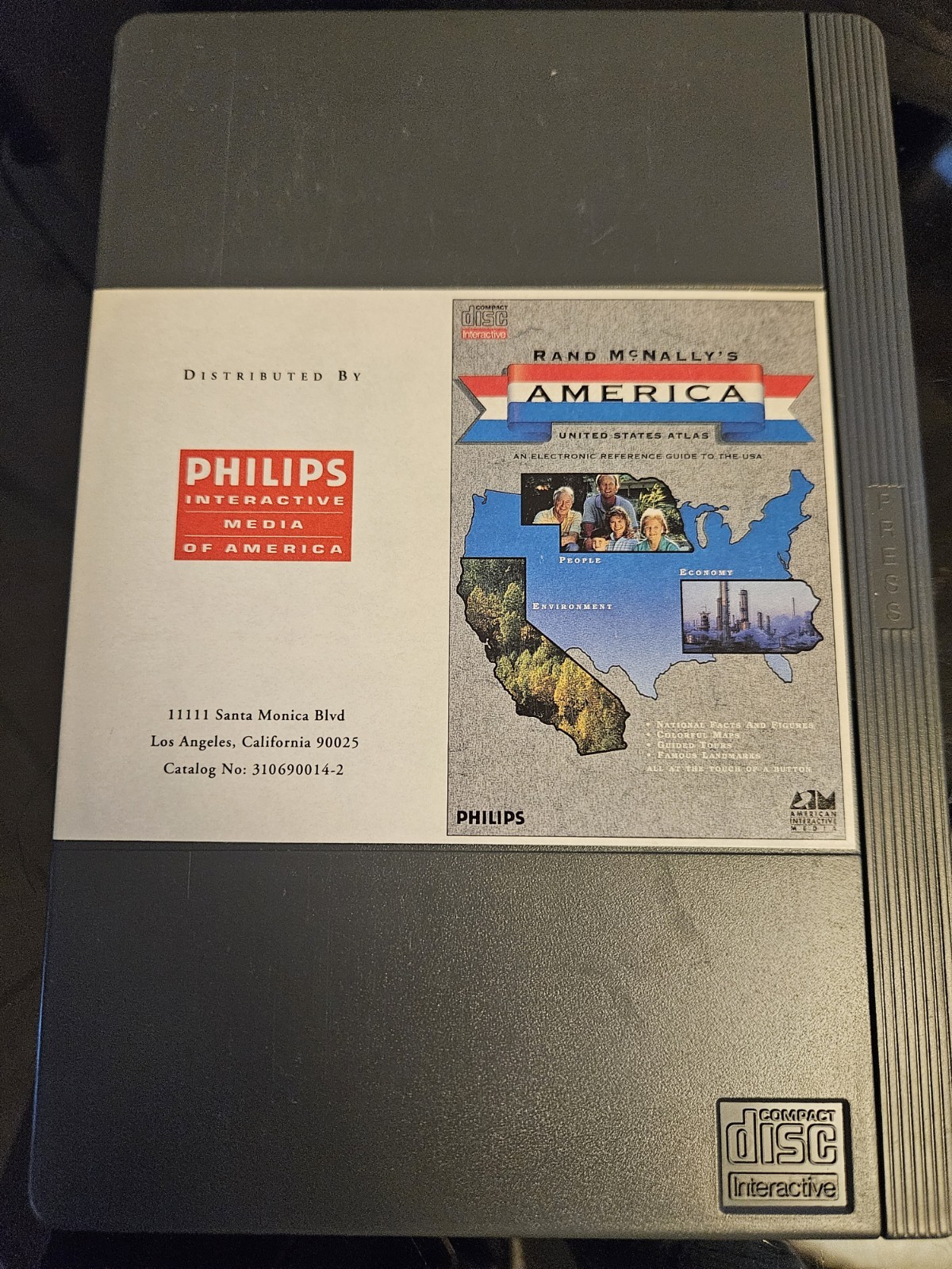 Philips CDi Retro Educational – United States Atlas Rand McNally’s America