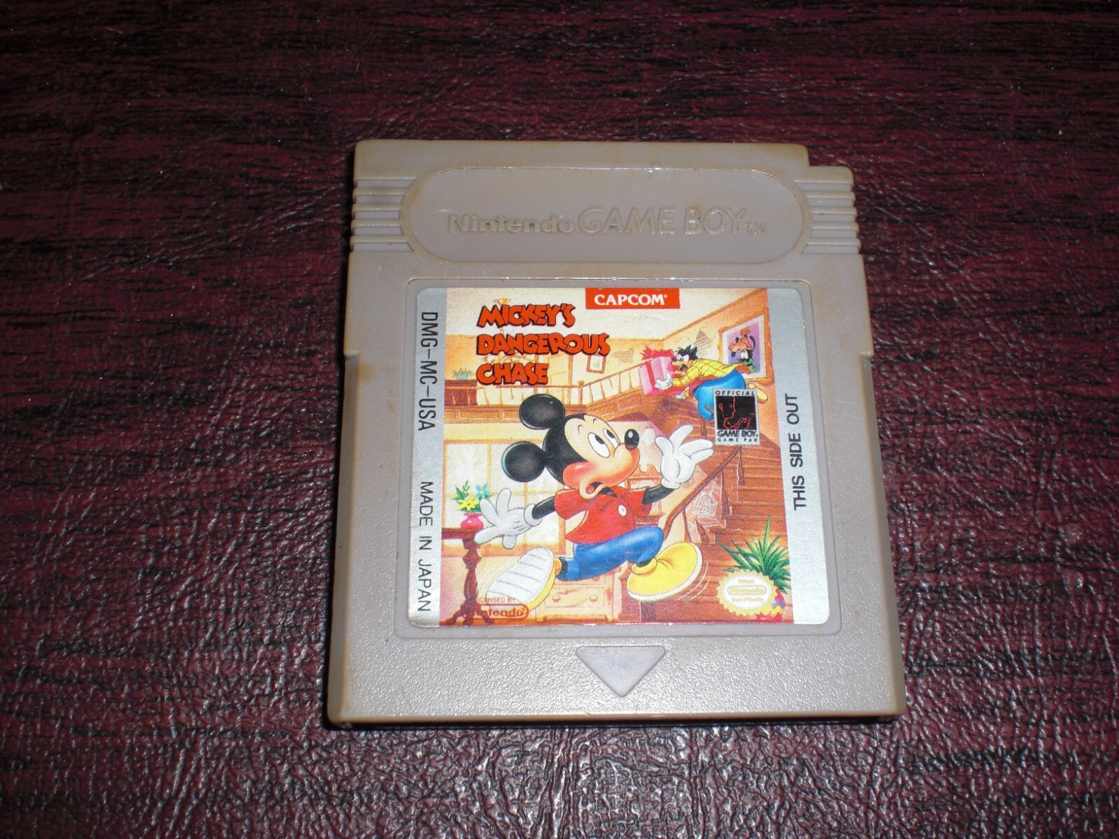 Mickey’s Dangerous Chase Game Original Nintendo Game Boy Color Advance Authentic