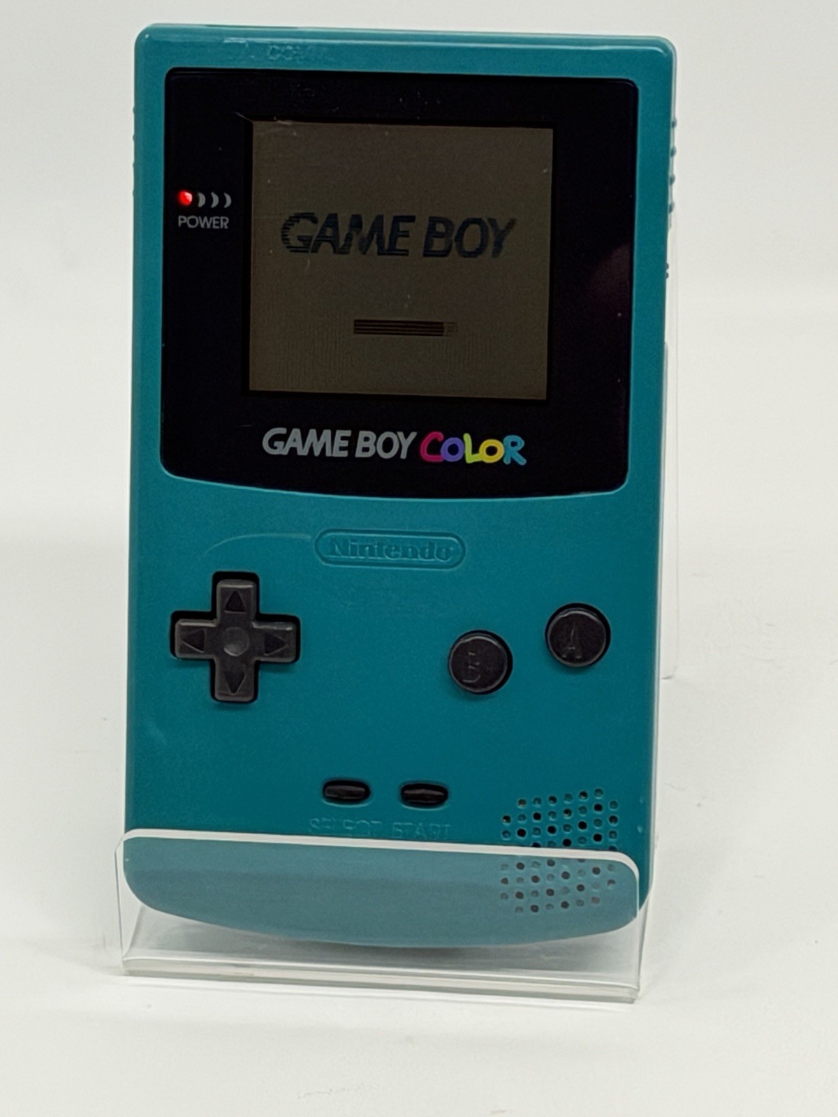Gameboy Color Console Teal Nintendo GBC Tested Works CGB-001
