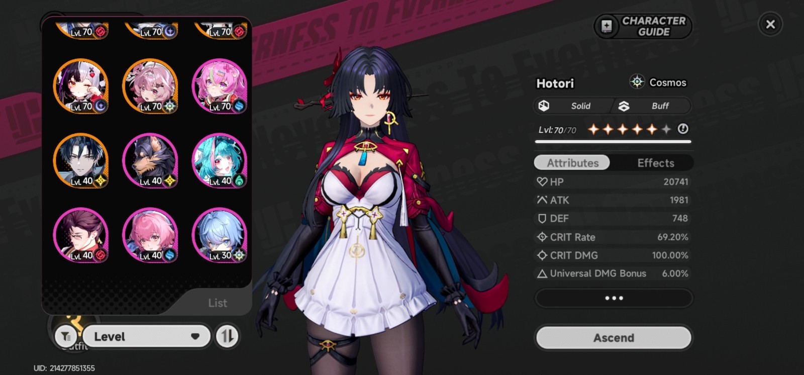 [EUROPE Server] Neverness to Everness [Account] ALL S Ranks + Porsche