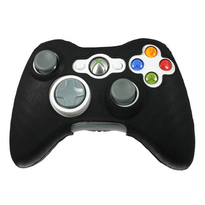 2X Rubber Skin Silicone Gel Protective Cover For Microsoft Xbox 360 Controller