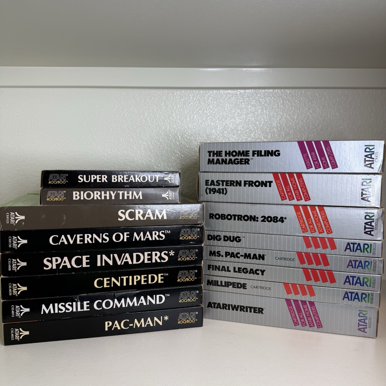 Atari 400/800 Lot of 16 Games | Complete In Box | PAC-Man Eastern Front Dig Dug