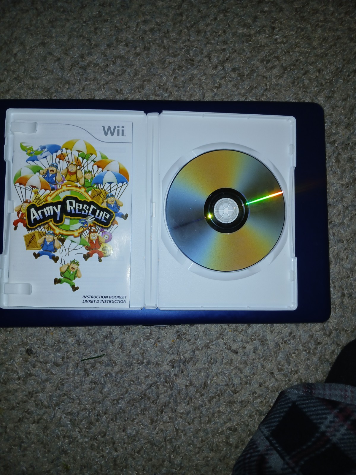 UFO Interactive Army Rescue (Nintendo Wii, 2009) Action/Adventure, Manual