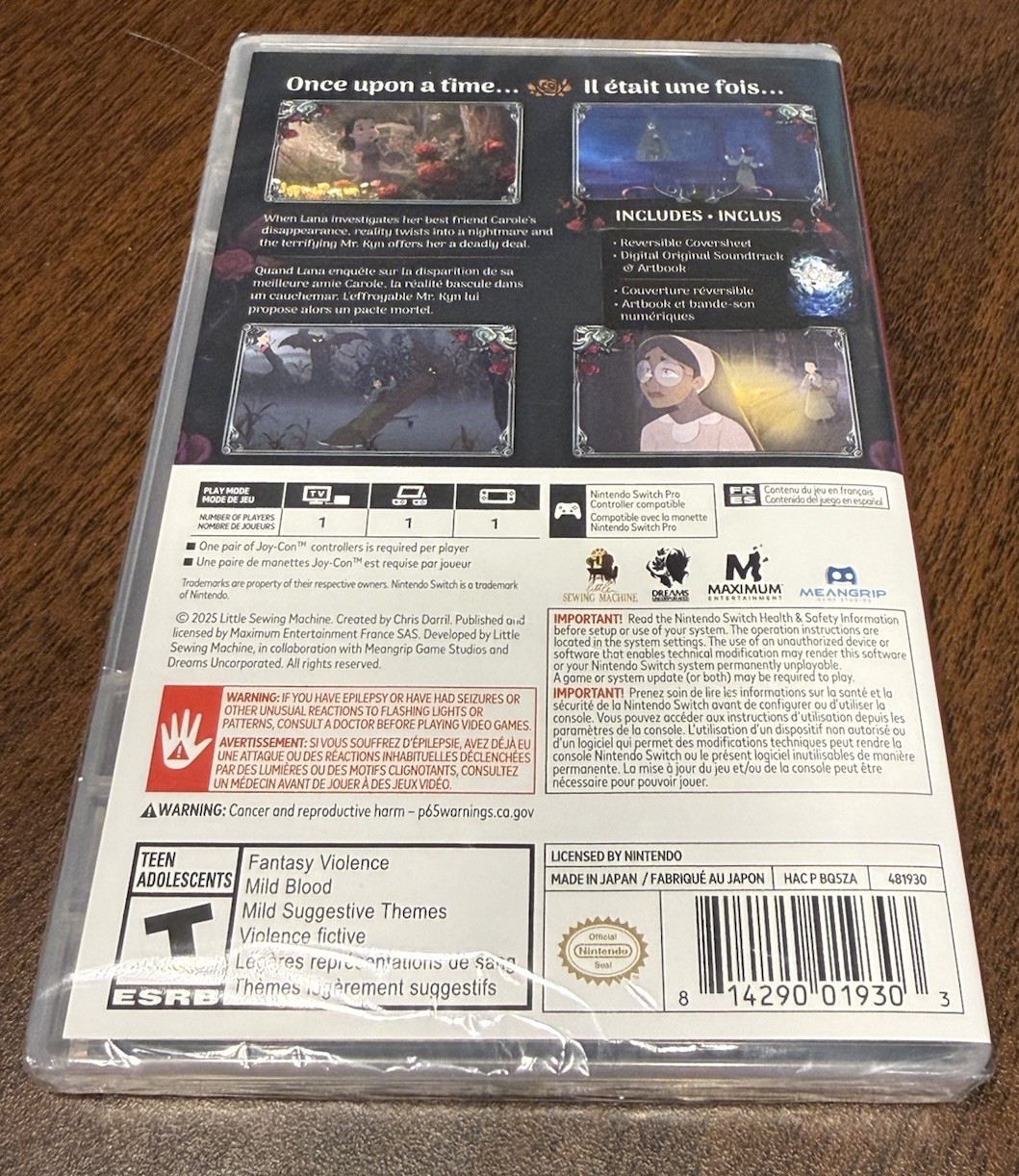 Bye Sweet Carole Nintendo Switch – Brand New Sealed
