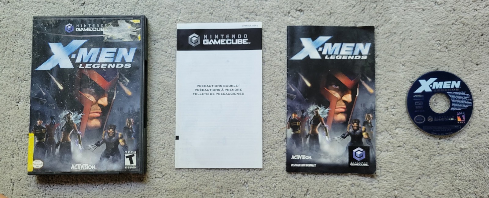 Activision X-Men Legends Nintendo GameCube Action RPG 2004 Manual Included