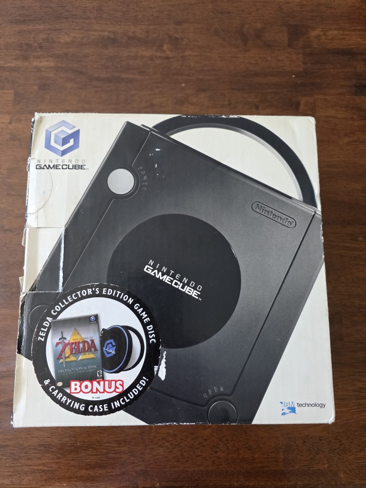 Nintendo GameCube Black Zelda Collector’s Edition BONUS Console System BOX ONLY