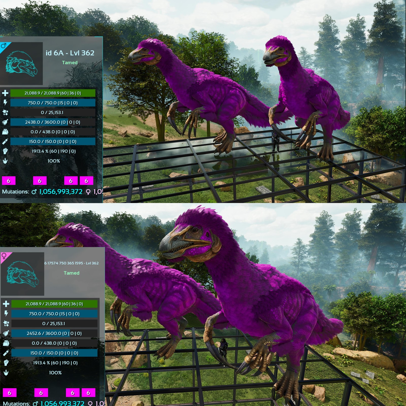 ASA PVE 🦖ARK Survival Ascended Therizinosaurus / Theri 1913Melee Imprinted