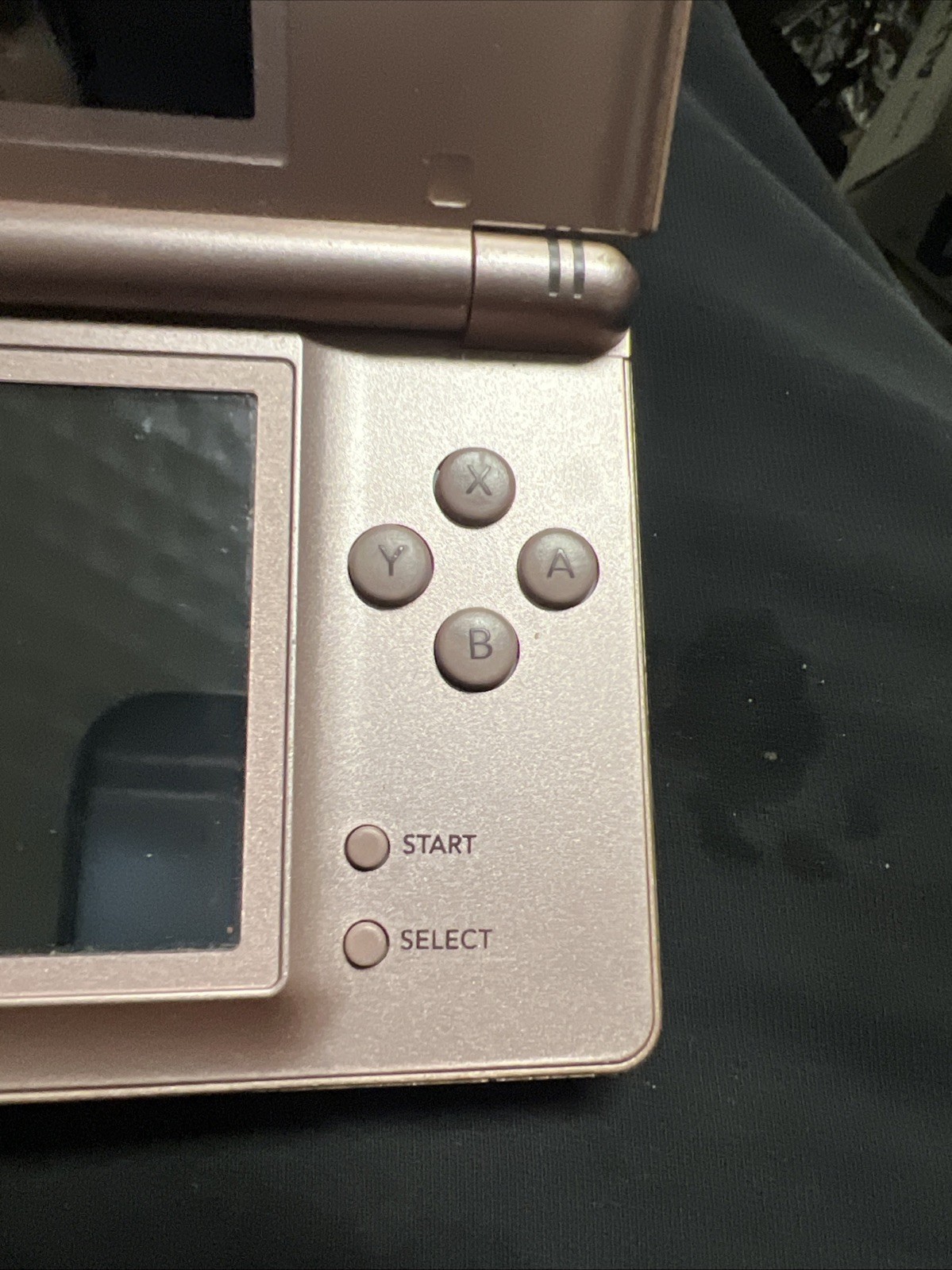 Nintendo DS Lite USG-001 Console Metallic Rose Console TESTED