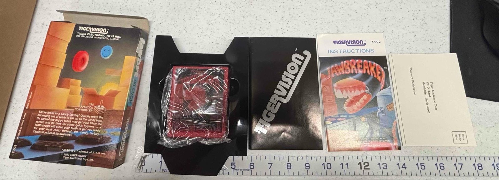 Jawbreaker Atari 2600 1982 TigerVision Vintage Game Cartridge