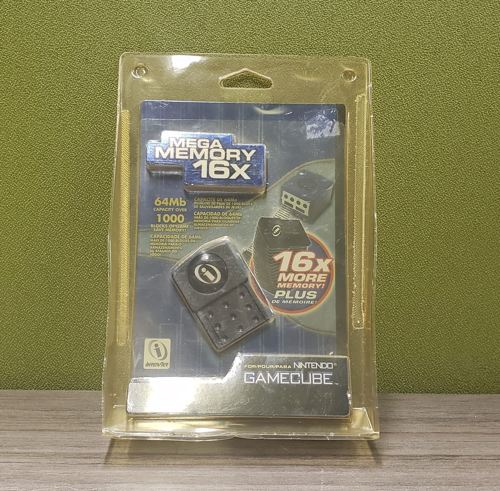NEW Mega Memory 16X (64Mb) Gamecube Memory Card InterAct Accessories 2002