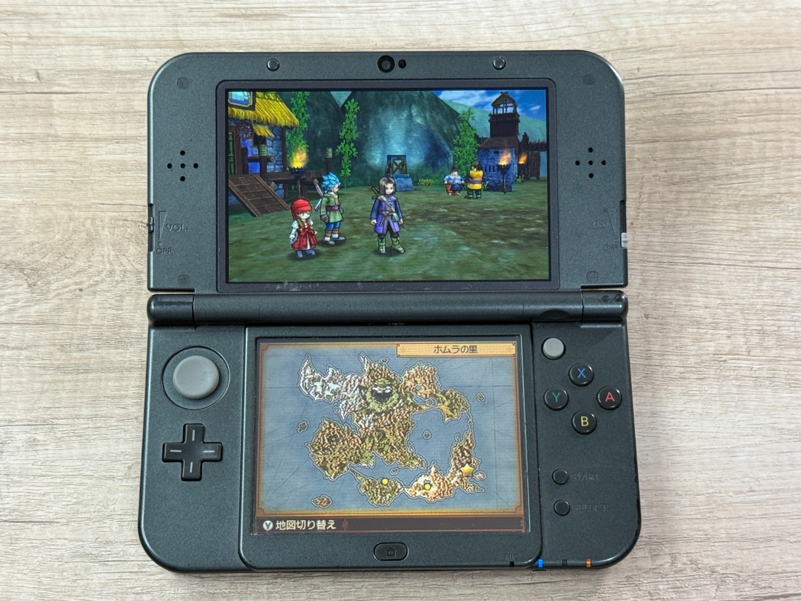 RANK B+ Dual IPS Nintendo New 3DS XL Metallic Black Console Tested Japan D6404