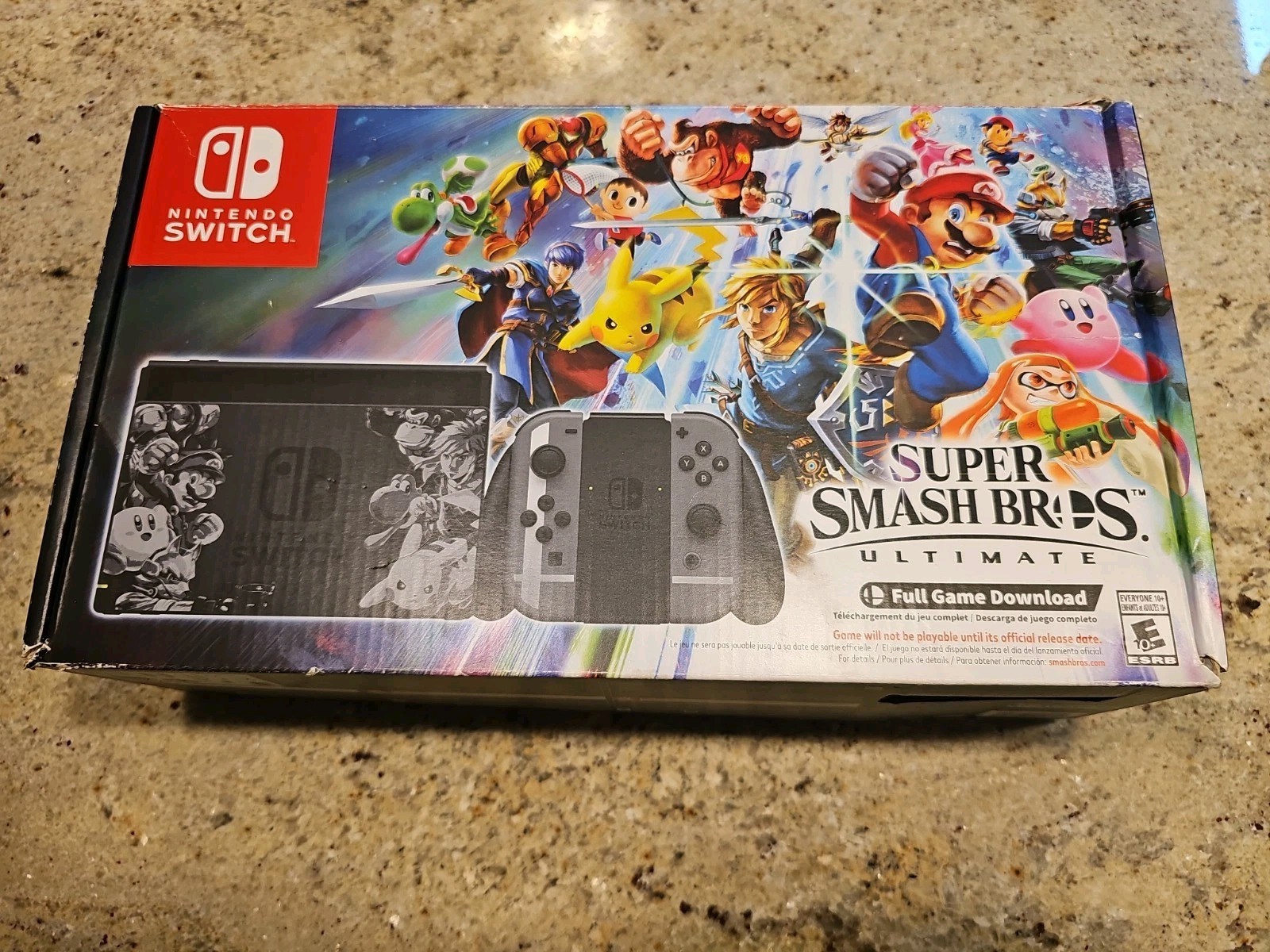 Nintendo Switch Super Smash Bros Ultimate Edition Console Bundle CIB READ DESC!!