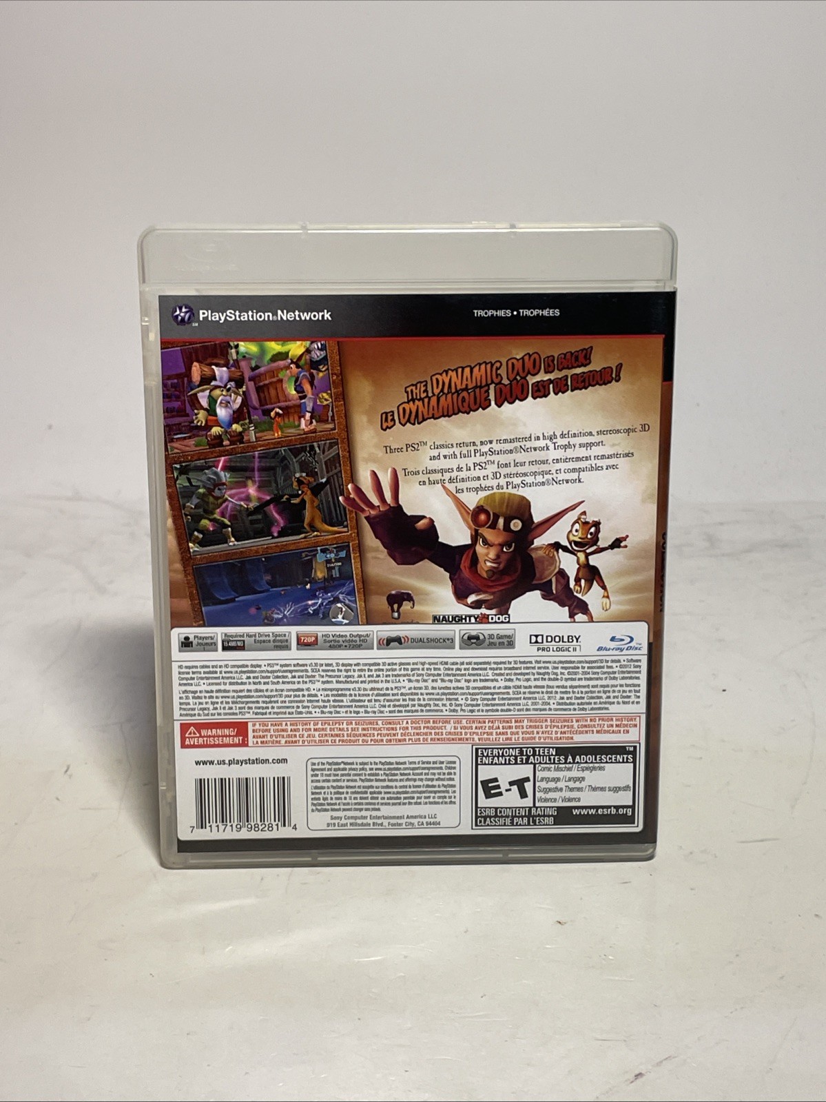 Playstation 3 PS3 Jak and Daxter Collection Remastered in HD CIB w Manual Tested