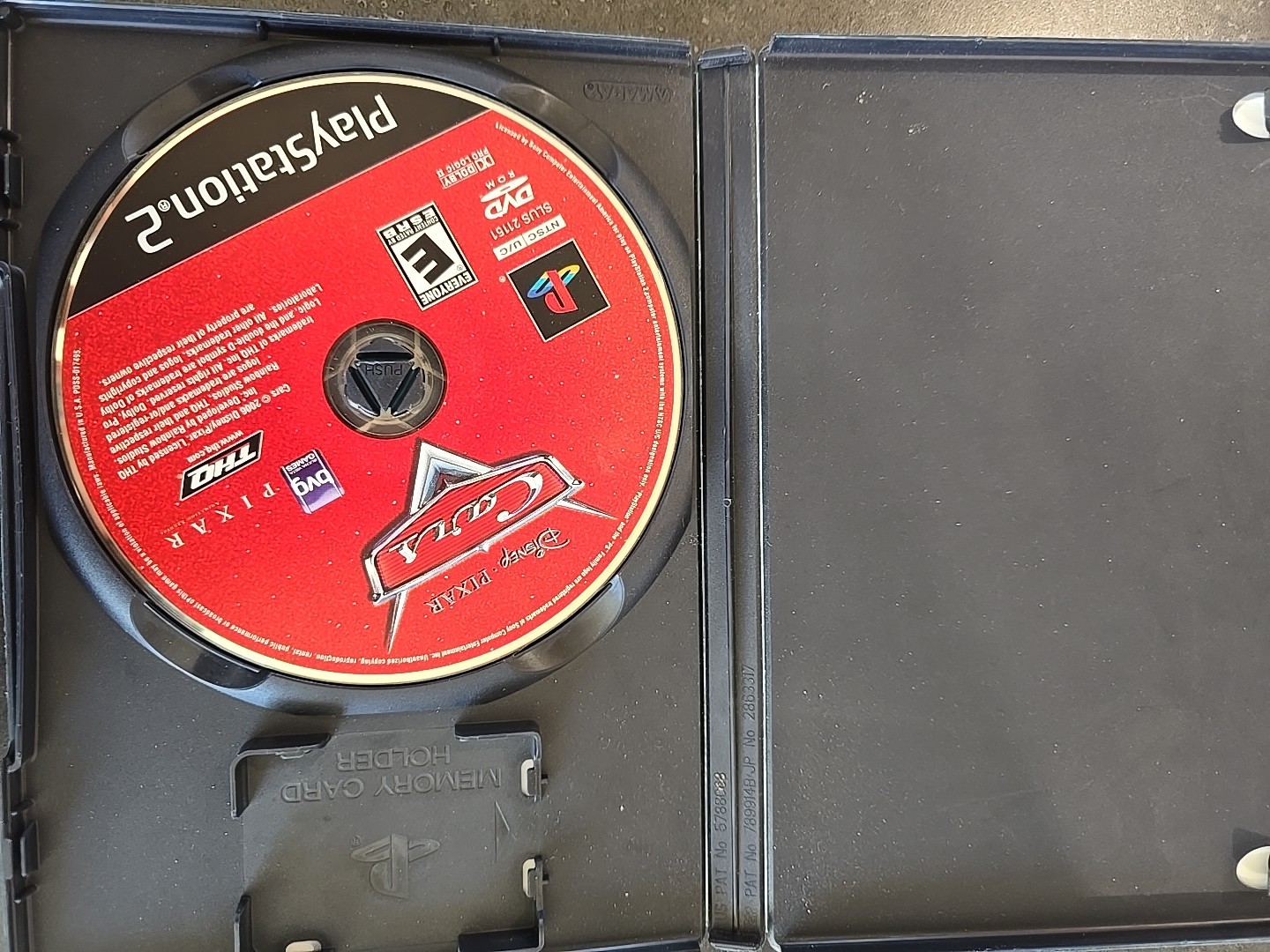 DISNEY PIXAR CARS – Sony PlayStation 2 CIB Lightning Mc Queen PS2