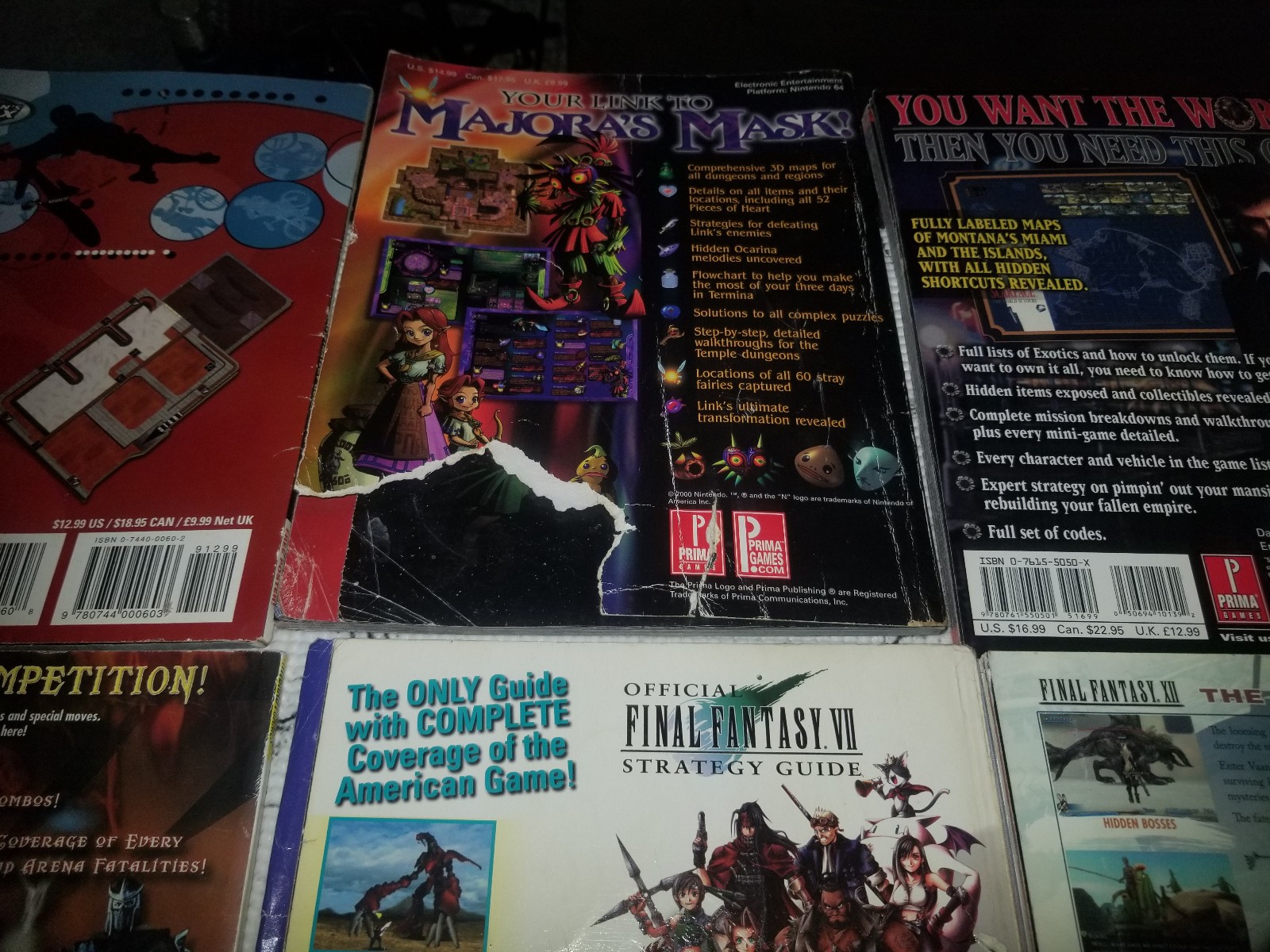 Lot of Video Game Manuals, Strategy Guides, and User books multiple platform!!