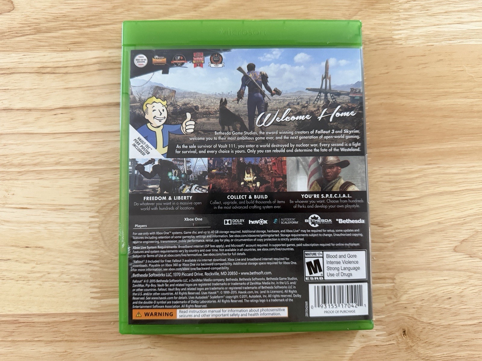 Fallout 4 Microsoft Xbox One Includes Fallout 3