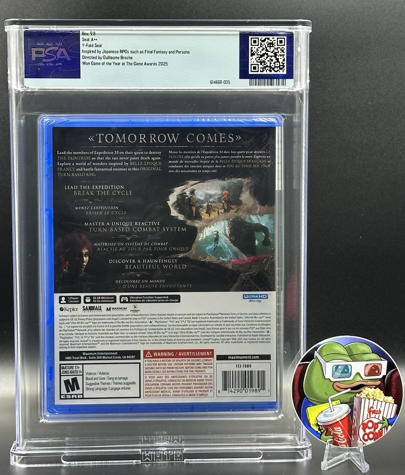 Clair Obscur: Expedition 33 • PSA 9.8 A++ • PlayStation 5