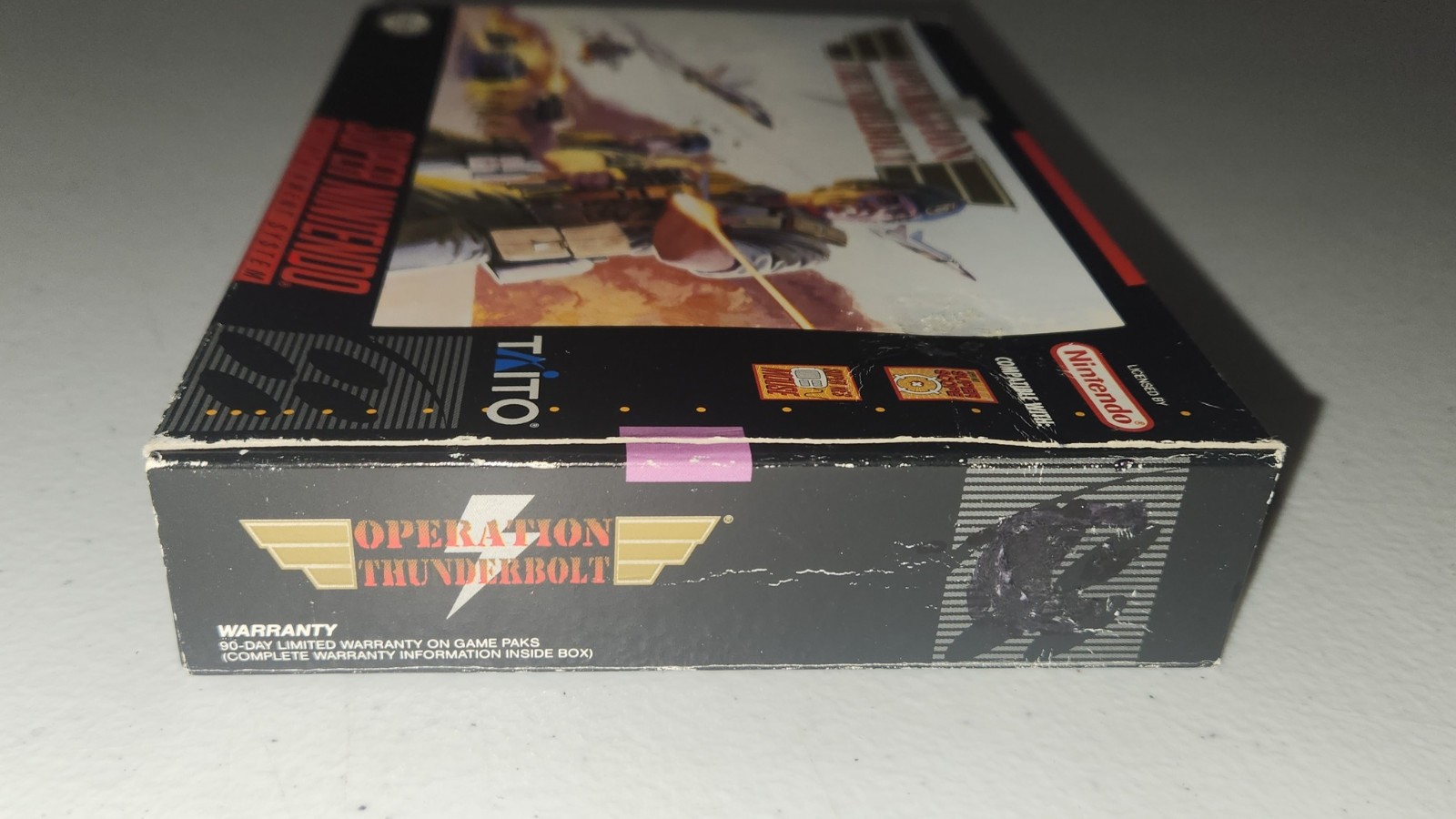 Operation Thunderbolt Super Nintendo SNES CIB