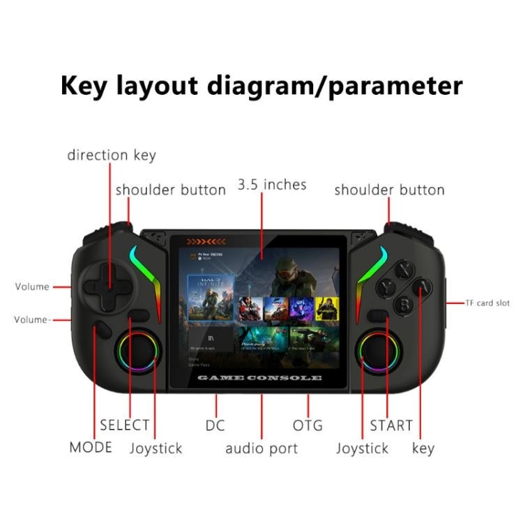 Android 9.0 X95PRO handheld game console retro arcade