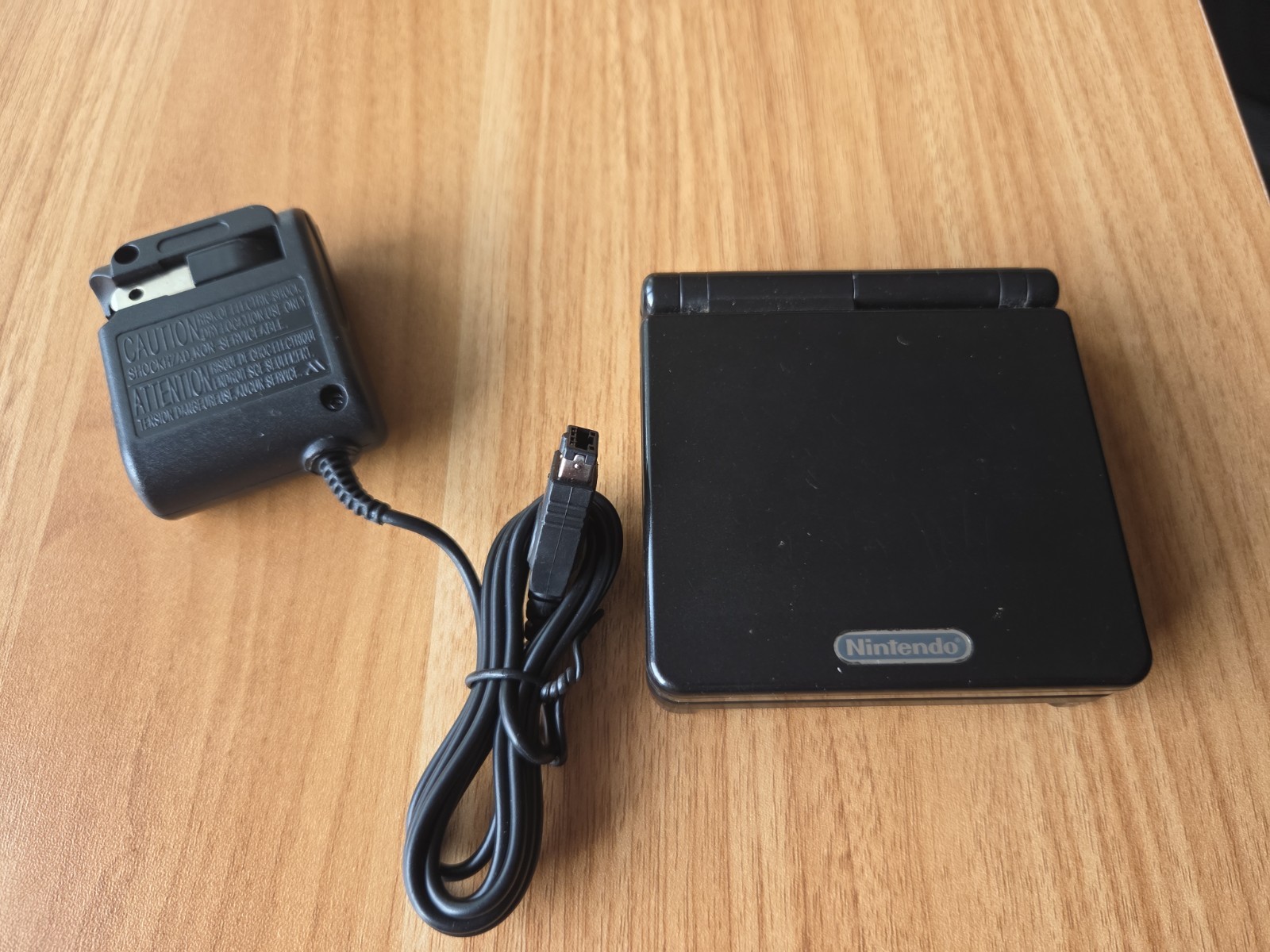 Nintendo Gameboy Advance SP Handheld System Console Onyx Black (AGS-001) Tested
