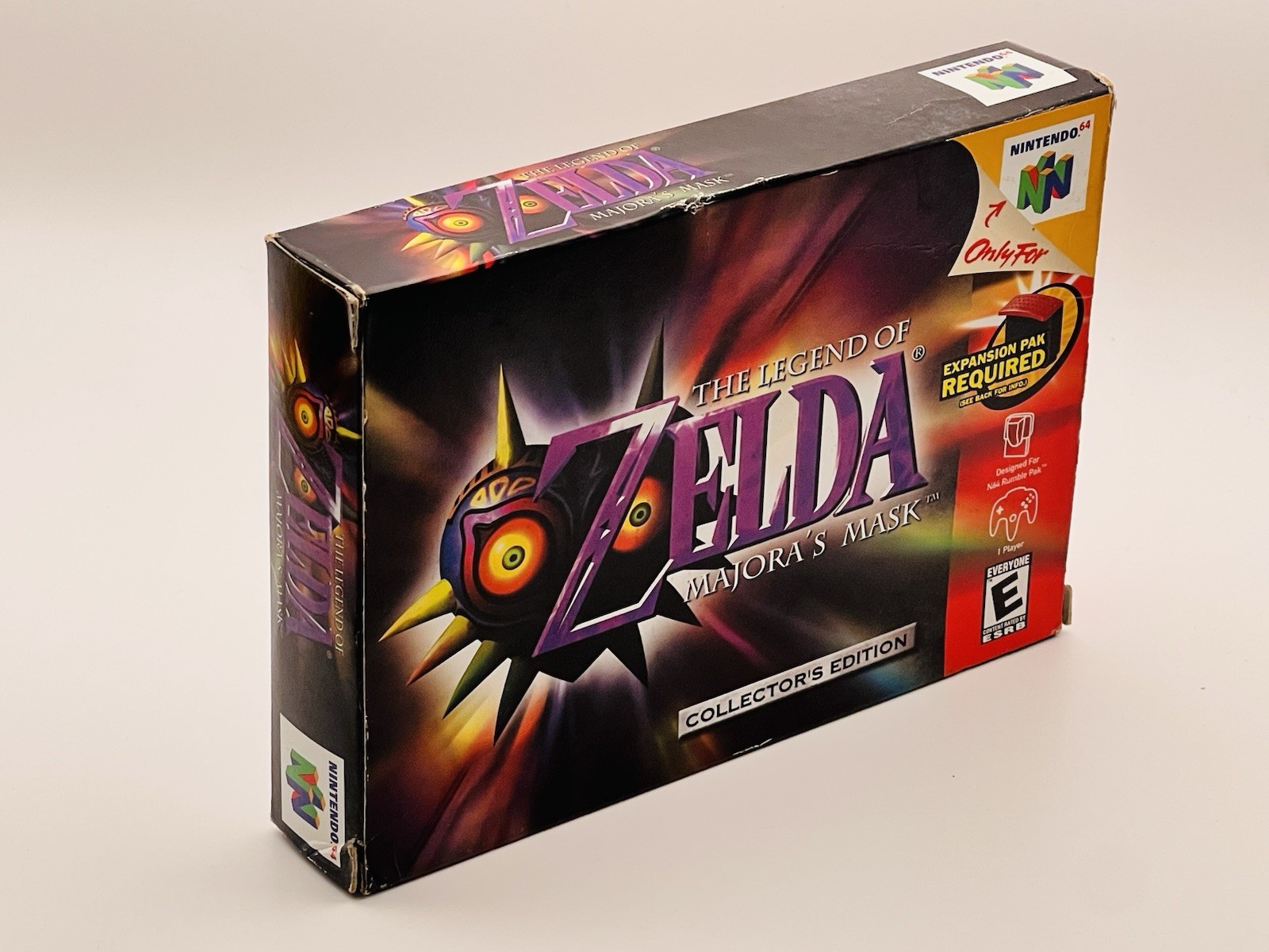 Nintendo 64 Zelda Majora’s Mask Collector’s Edition Gold CIB Complete N64